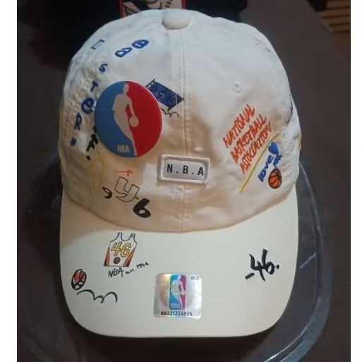 topi capback NBA Art.full bordir dan print.osfm.tag NBA.
