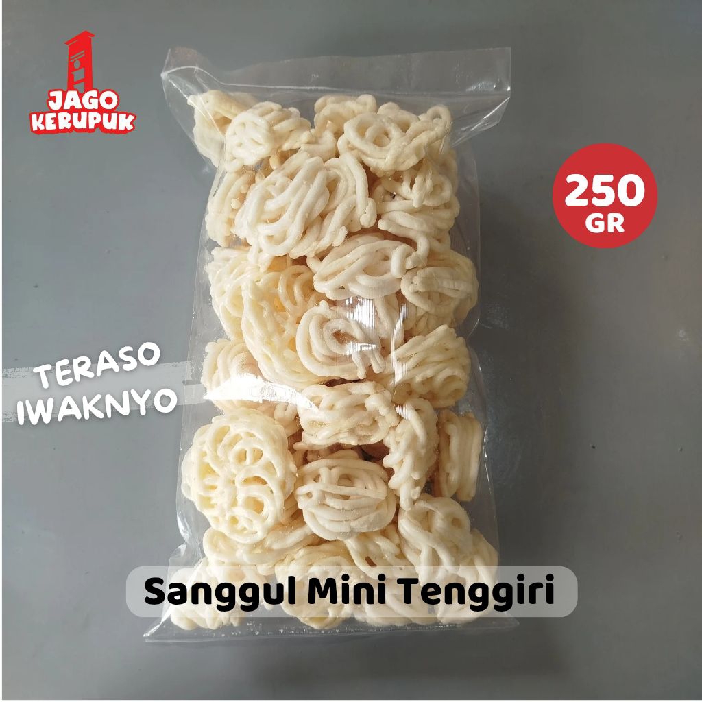 

Kerupuk Sanggul Ikan Super Asli Palembang Rasa Ikan Tenggiri Gurih Renyah 250 GR
