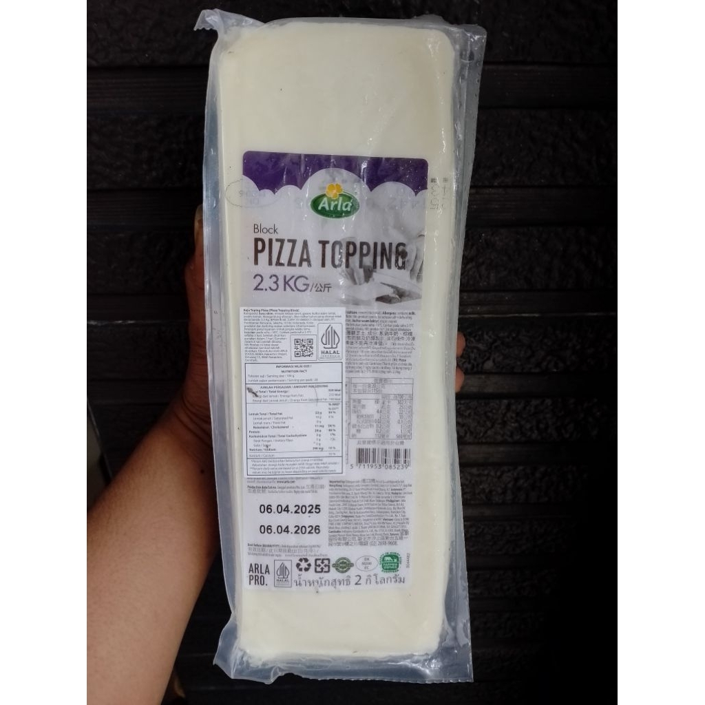 

Arla Keju Mozzarella Balok 2,3kg Pizza Topping