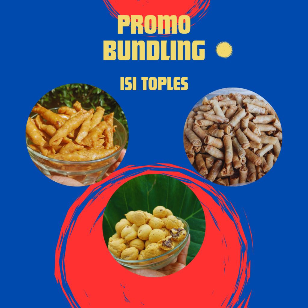 Bundling Kacang Umpet+Kue Soes+Sumpia Udang
