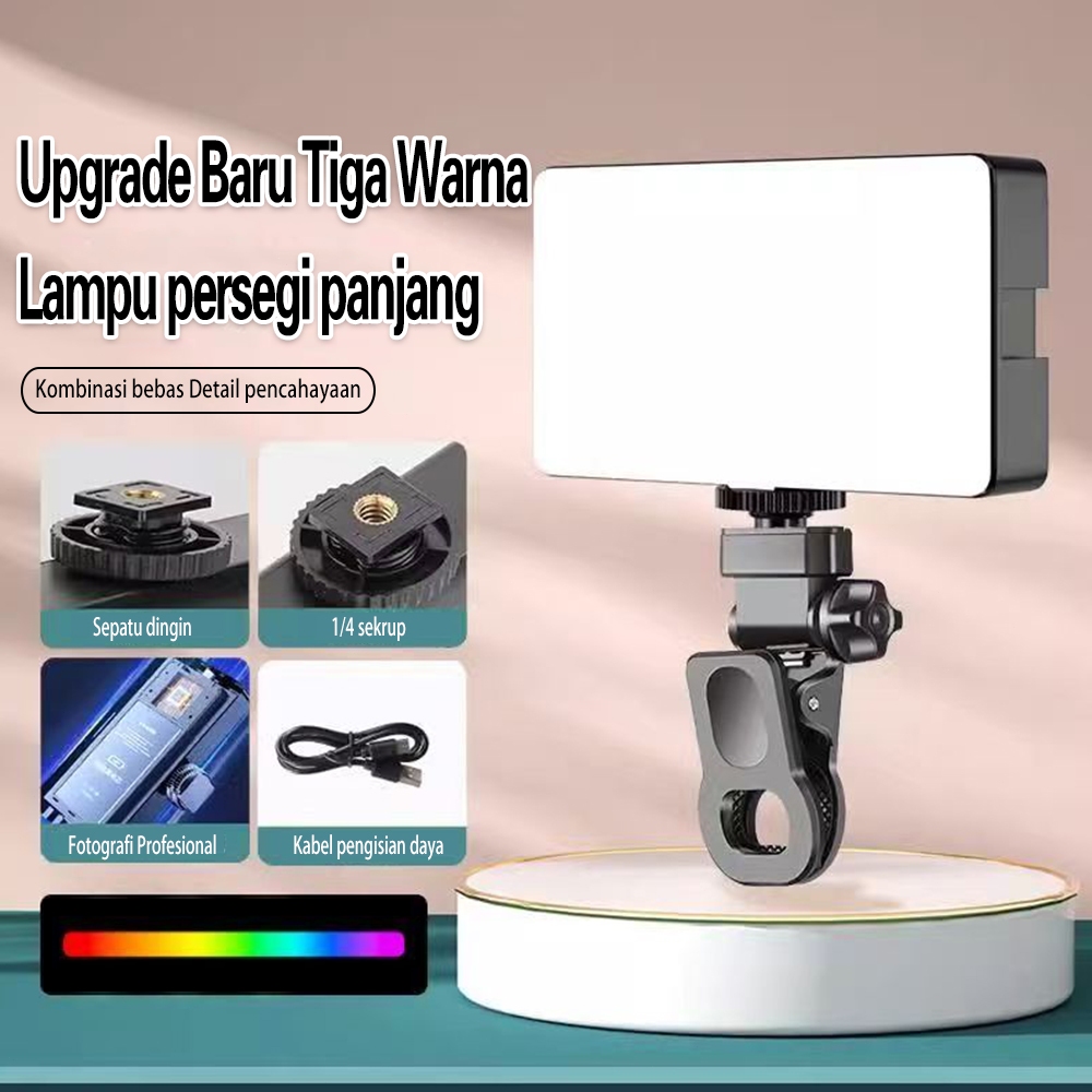 Lampu Video RGB Handphone Fotografi Mini Portable Led Studio Lighting Led Lampu Untuk Fotografi Led 
