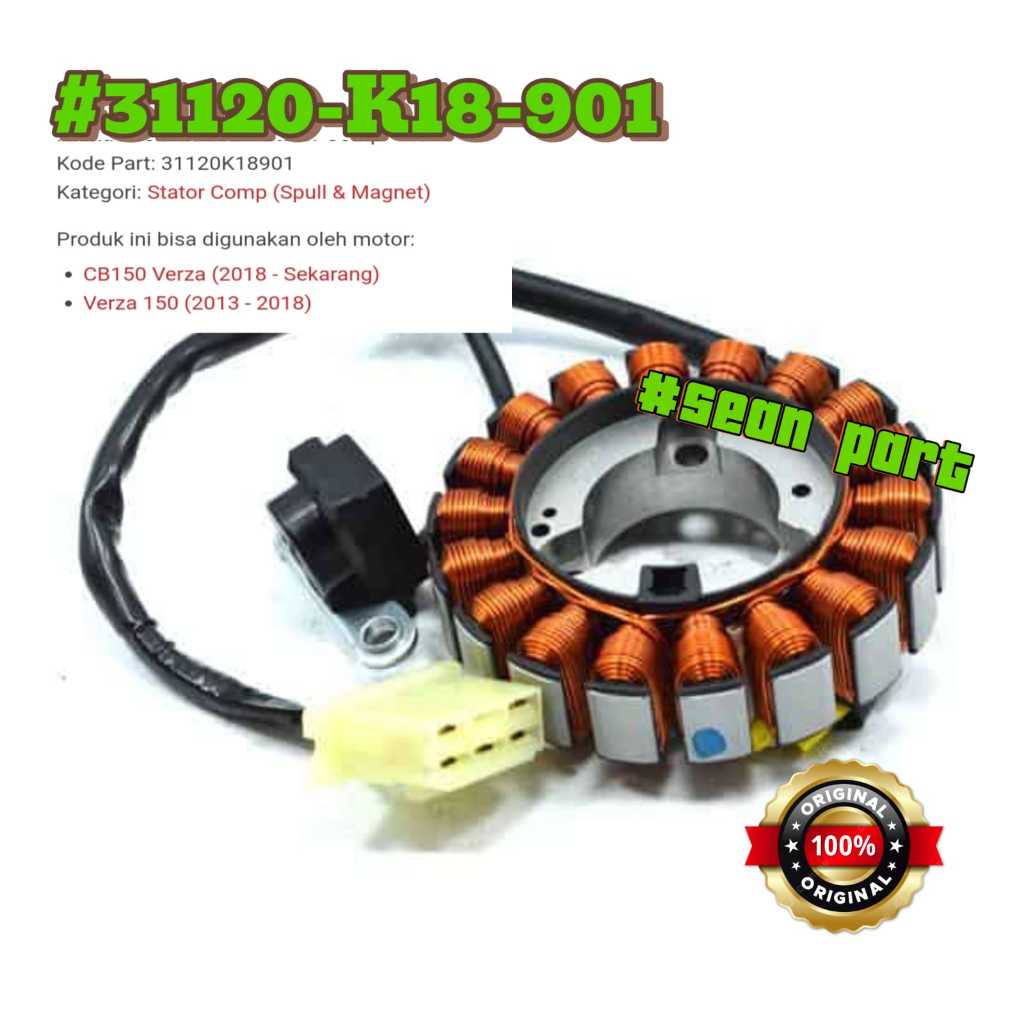 Spool / Stator Comp Beat ESP 31220-K81-N01