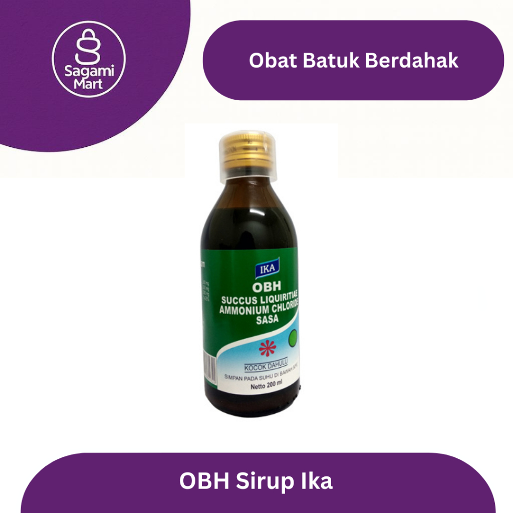 OBH IKA 100ml - Obat Batuk Hitam | Obat Batuk Berdahak