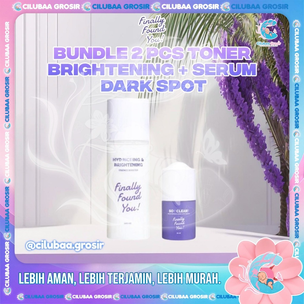 Finally Found You BUNDLE 2PCS HYDRICEING & BRIGHTENING Essence Booster & Calming Serum 100ml