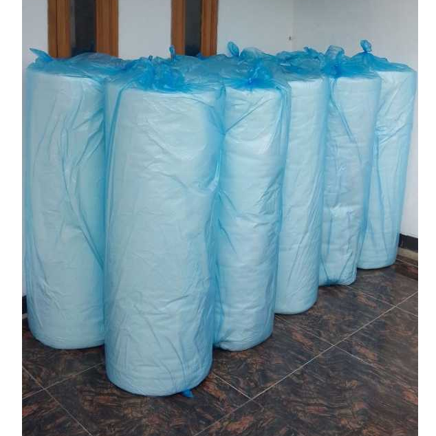

Bubble Wrap Roll Core PREMIUM Plastik Biru Murah Bening & Hitam 125cm x 50m 2.8kg - Bubble Plastik Packing Murah