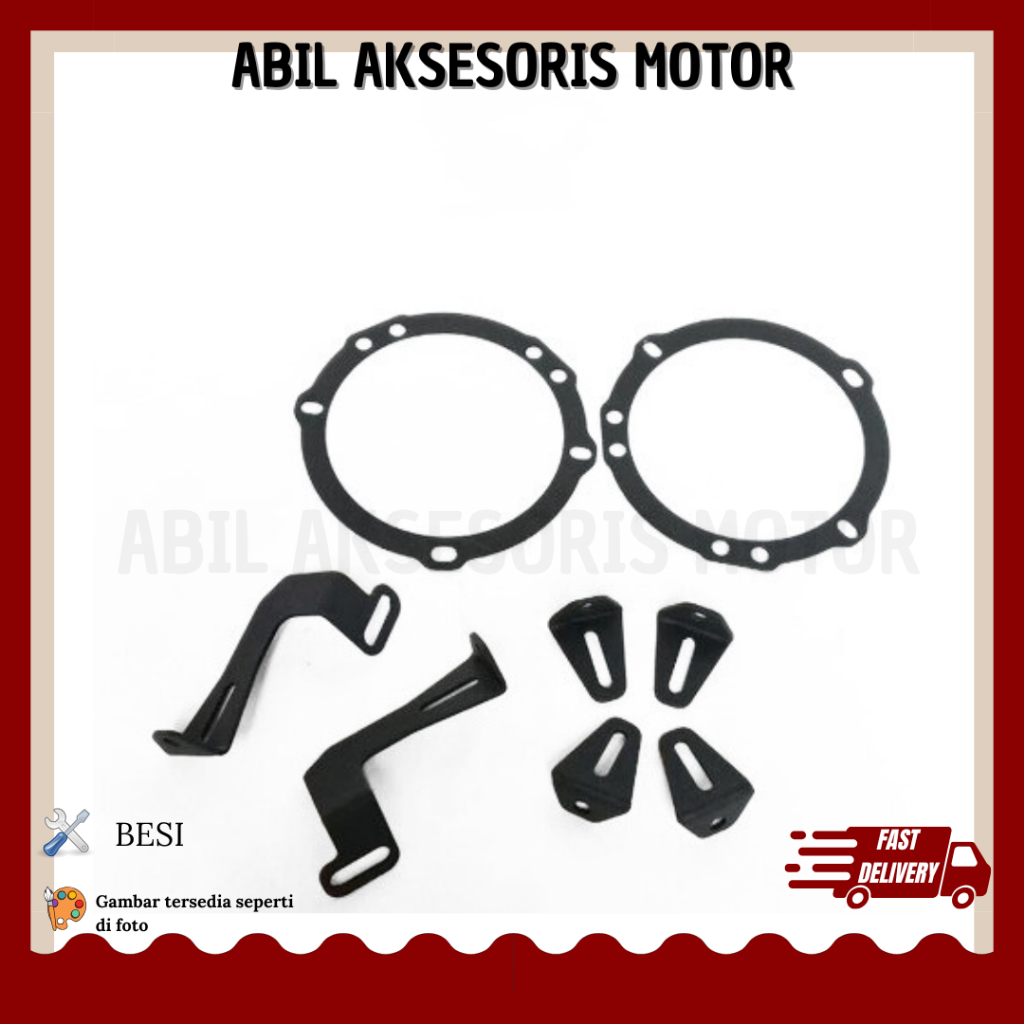 BRACKET LAMPU FOGLAMP TOYOTA AVANZA CALYA AGYA ALL NEW RUSH BRAKET FOGLAMP MOBIL LAMPU BILED PROJIE