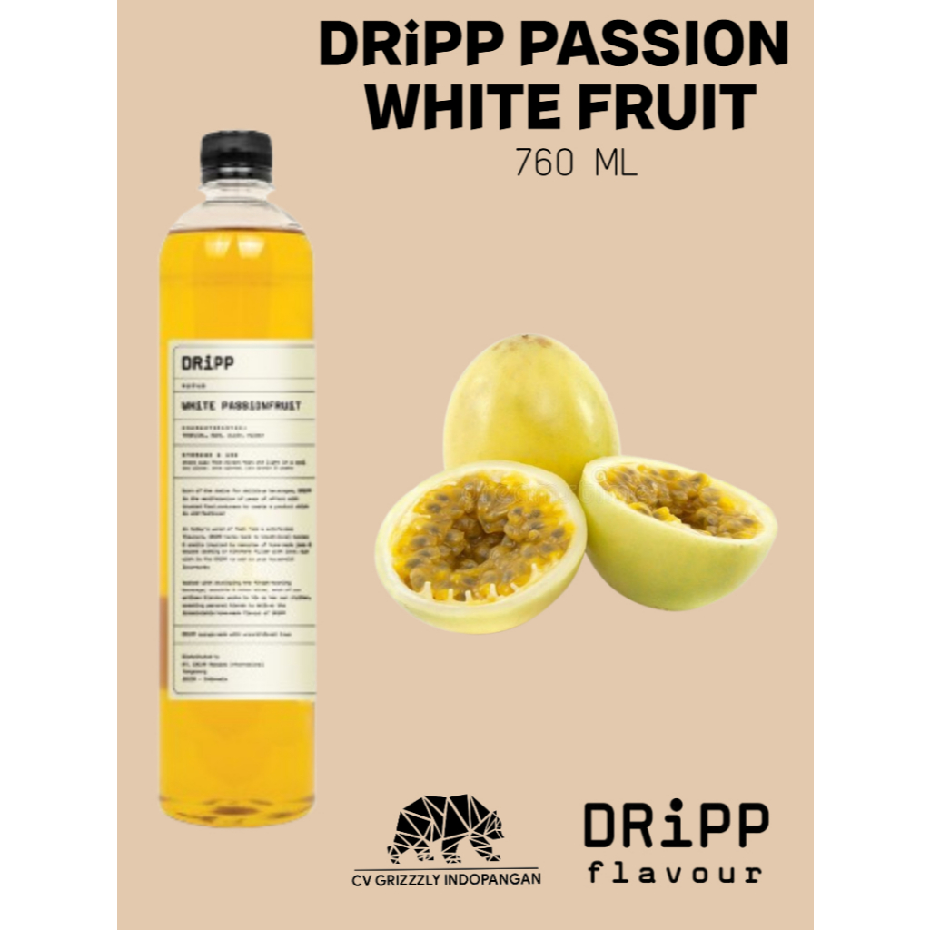 

DRiPP White Passion Fruit Syrup
