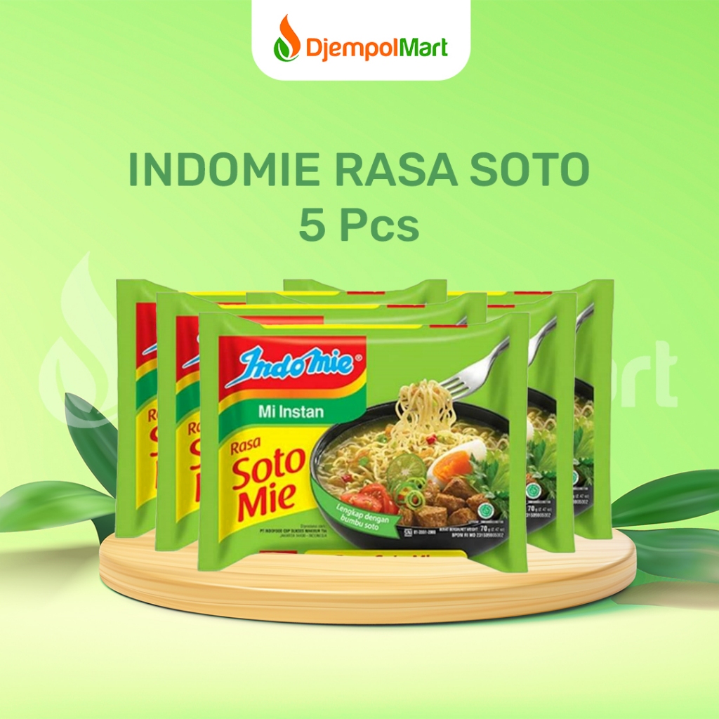 

Indomie Rebus Rasa Soto 70gr - Mie Instan 5 Pcs
