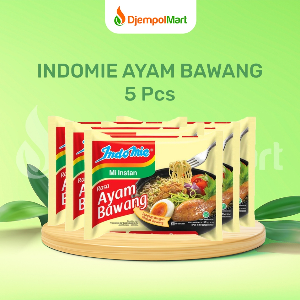 

Indomie Rasa Ayam Bawang Mie Instan 5 Pcs