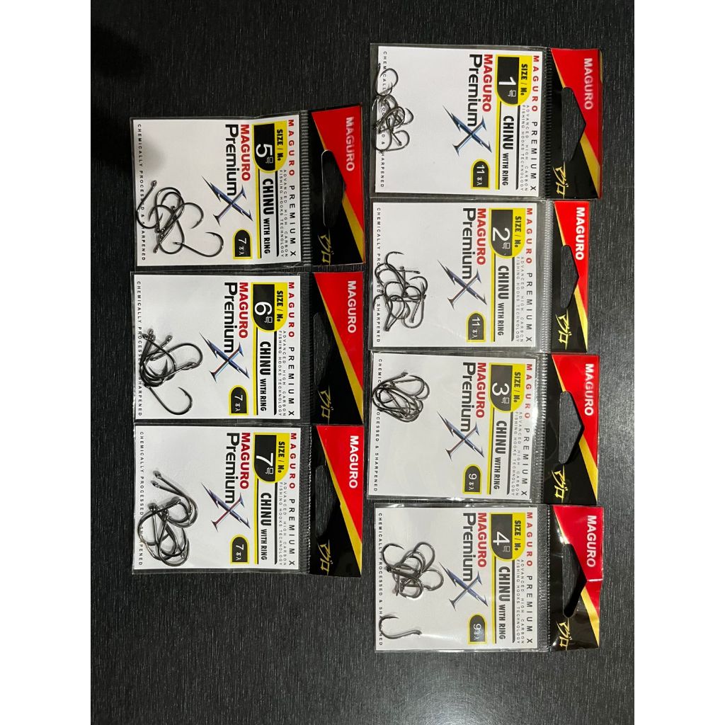 Kail Pancing maguro premium X Chinu with ring no1-7
