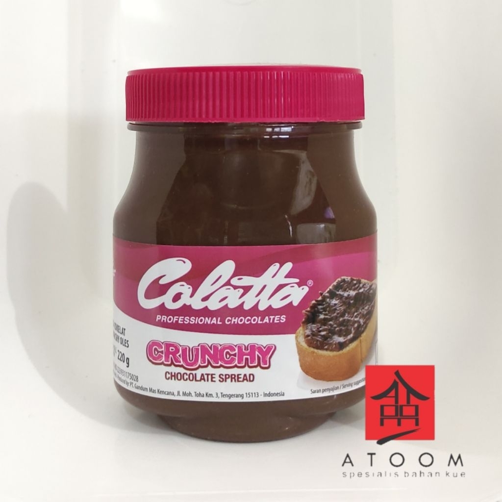 

colatta crunchy chocolate spread 220g