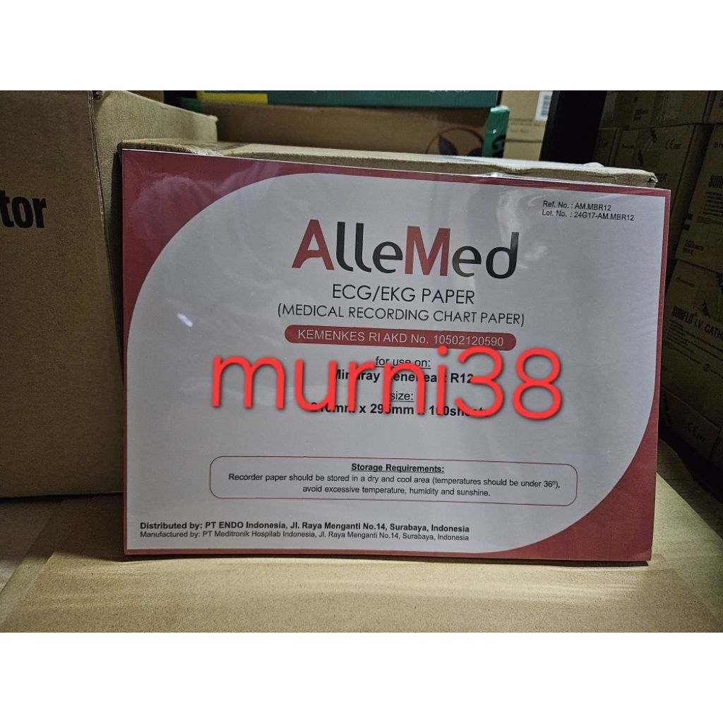 Kertas EKG for R12 Mindray Merk ENDO ALLEMED / Mindray Paper ECG R 12 Mindray Merk Endo Allemed