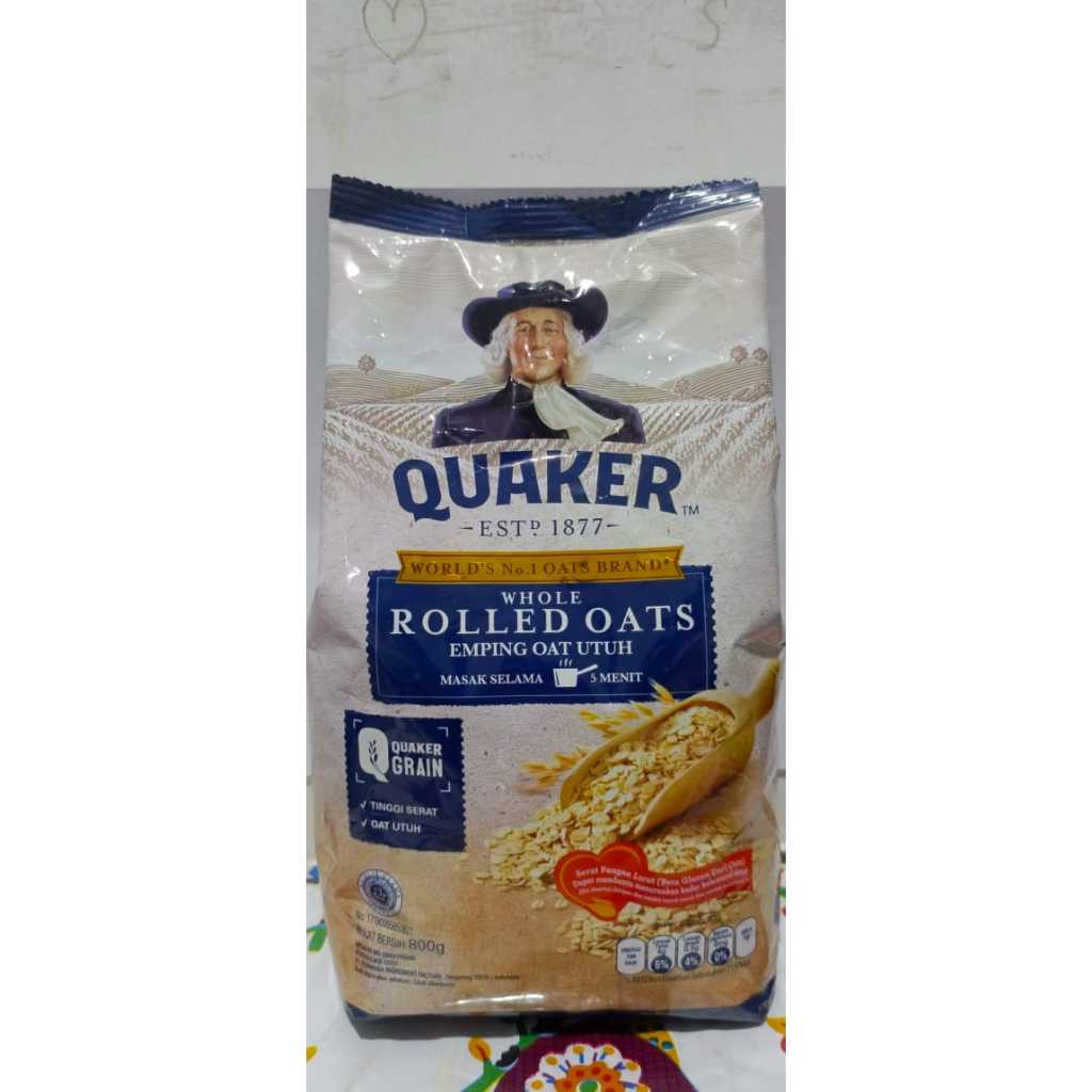 

Quaker Whole Rolled Oats 800gr