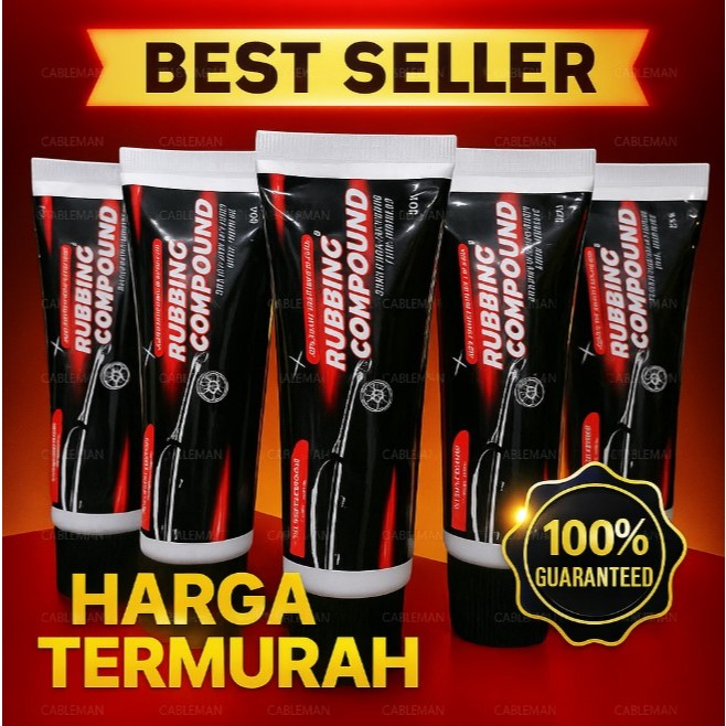Compound kompon compon Alf rubbing utk mobil motor helm dijamin ori kompon motor pengkilap mobil l