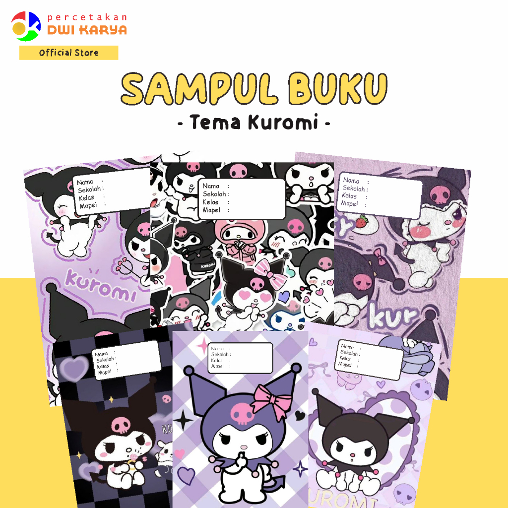 

[PAKET] SAMPUL BUKU KUROMI 6 LEMBAR SAMPUL BUKU AESTHETIC