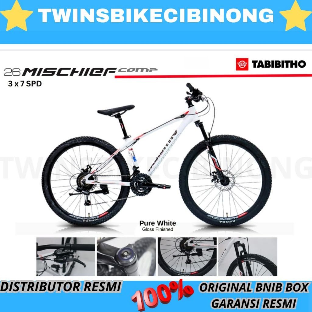 Sepeda Gunung MTB 26 Inc Alloy Tabibitho Mischief COMP by THRILL
