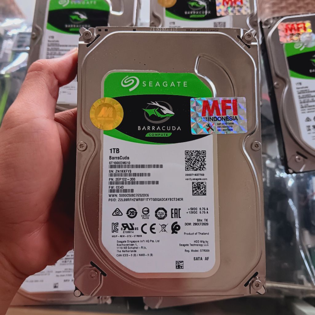 HARDISK internal seagate barracuda 1TB