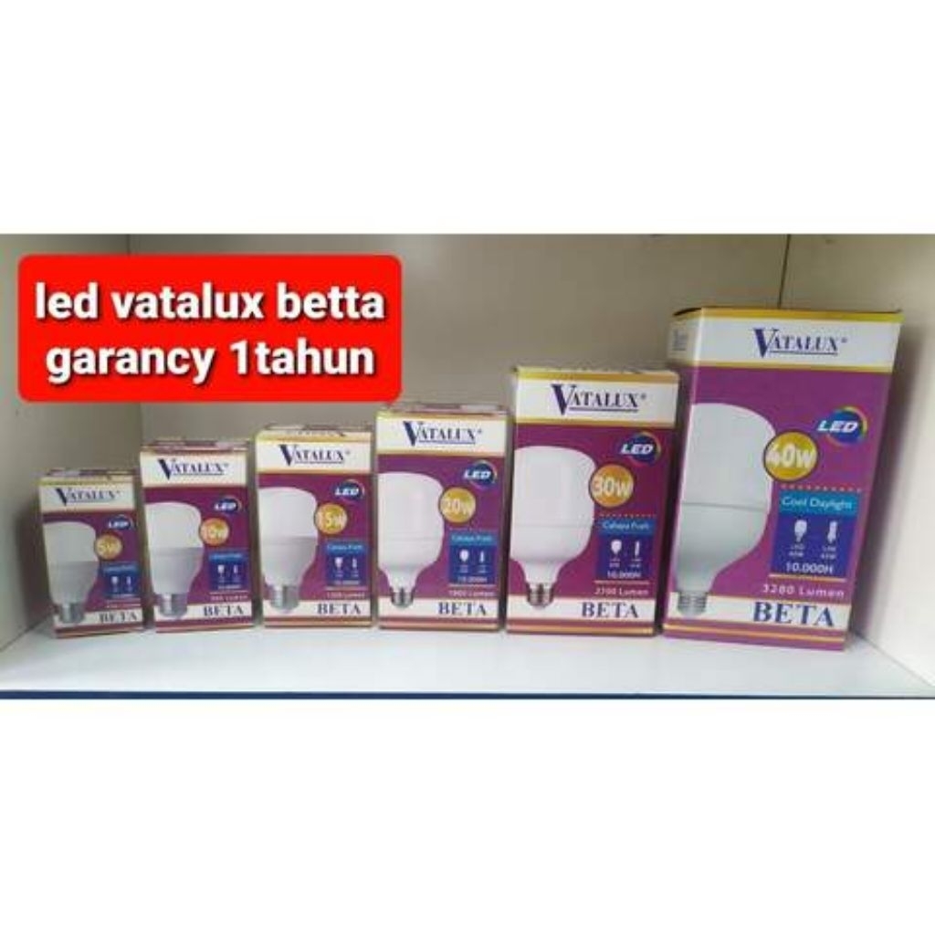 LAMPU LED VATALUX BETA / LAMPU LED VATALUX KAPSUL CAHAYA PUTIH 5WATT / 10WATT / 15WATT /20WATT GARAN