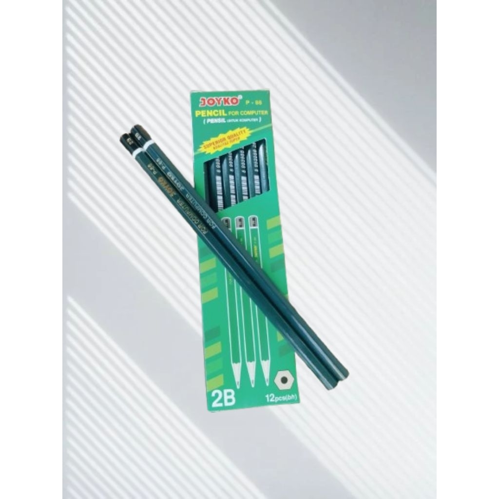 

Pensil 2B joyko P-88 1 pack isi 12 pcs