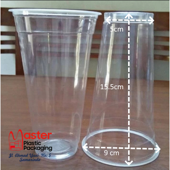 Gelas Plastik / Gelas Oz Slim - 1 Slop