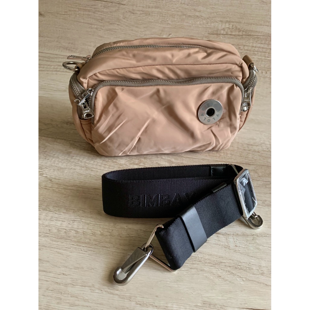 Bimba Medium Pocket Nylon Crossbody Bag