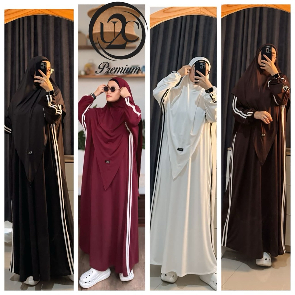 ULYA SET SYARI GAMIS POLOS BY U2C