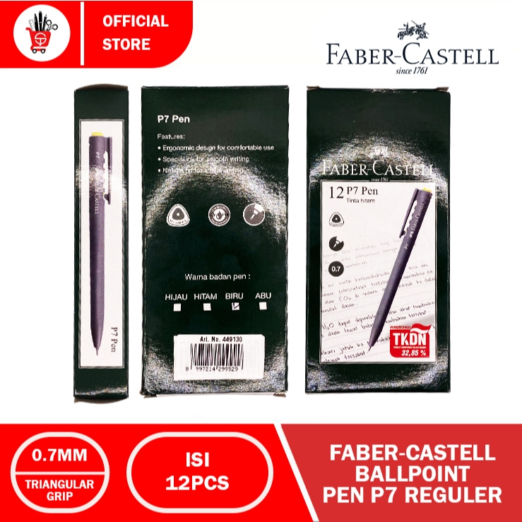 

Ballpoint | Faber-Castell Pulpen Pen P7 Reguler (1PACK)