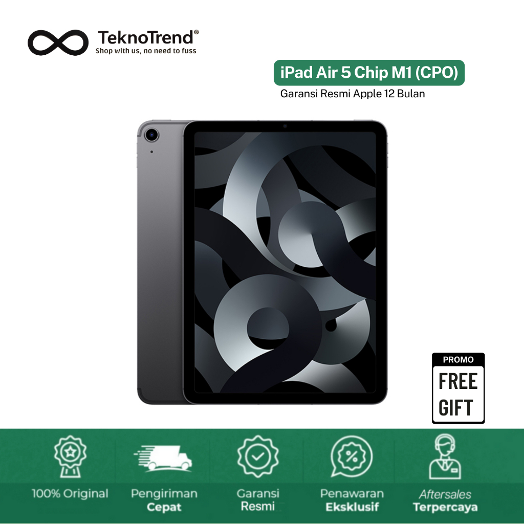 New Apple ipad / Air 5 M1 Chip 2022 -10.9 Inch [ 64GB - 256GB & ] CPO Wifi Only