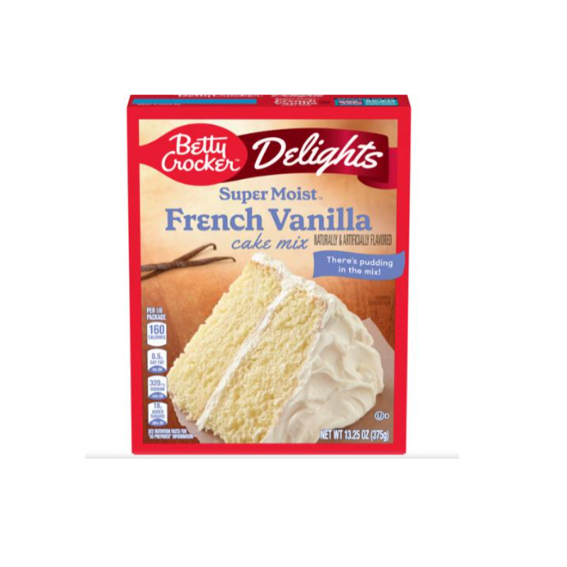 

Betty Crocker Delights Super Moist French Vanilla Cake Mix