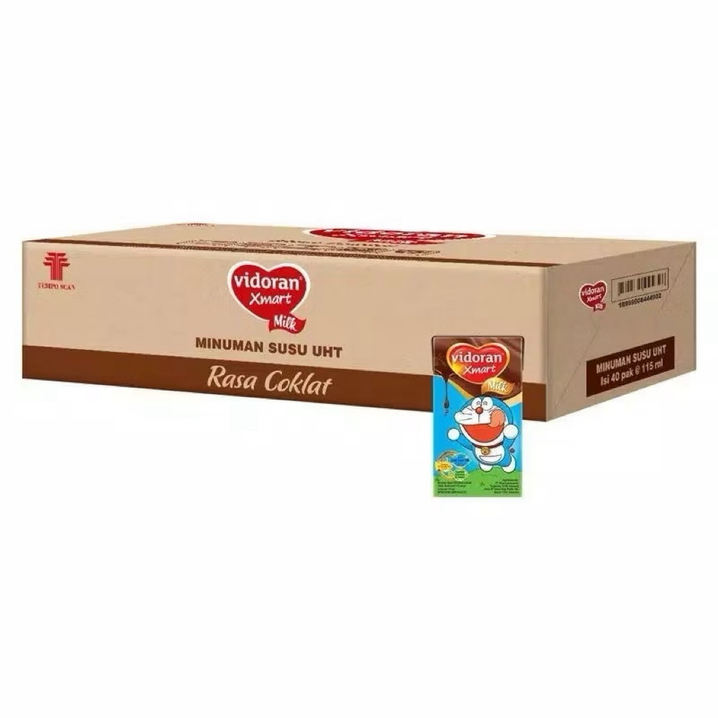 

Vidoran Xmart Milk UHT / 1 Dus / 40Pcs