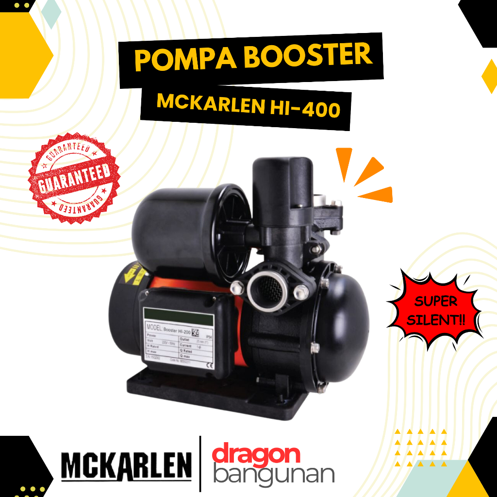 Pompa Air McKarlen HI 400 - McKarlen Booster 400 Watt - Pompa Pendorong McKarlen Hi-400