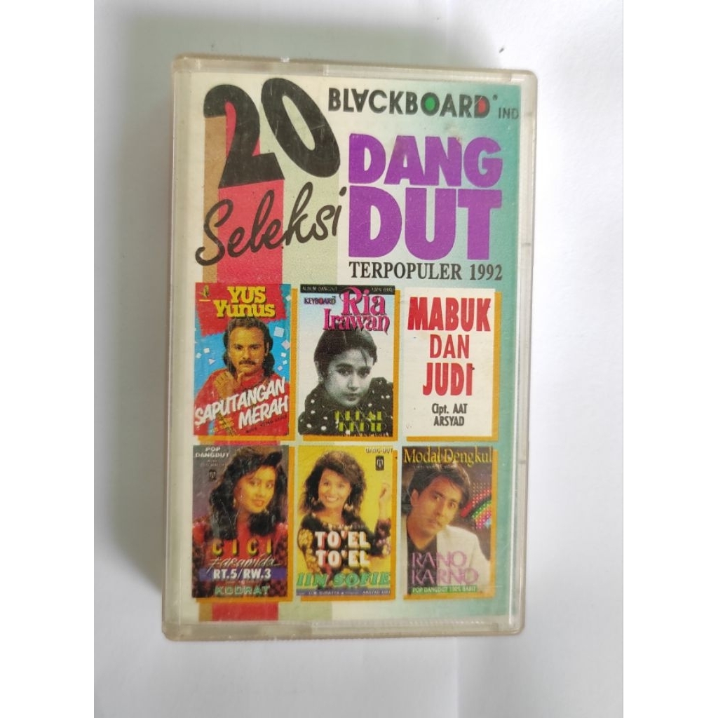 kaset pita 20 seleksi dangdut terpopuler 1992