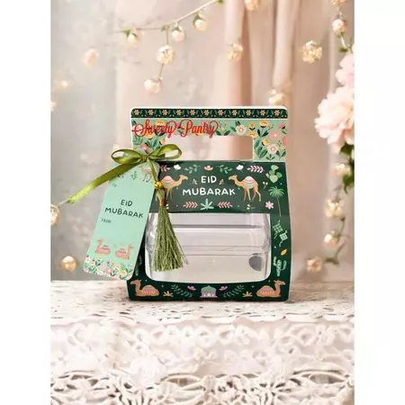 

Box hampers Lebaran Sleeve Toples jar Idul Fitri Fatin 350 gr Kotak