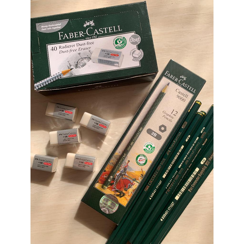 

Bundle Murah 1 Pack Faber Casetl Pensil isi 12 Pcs + Eraser Faber 5 Pcs