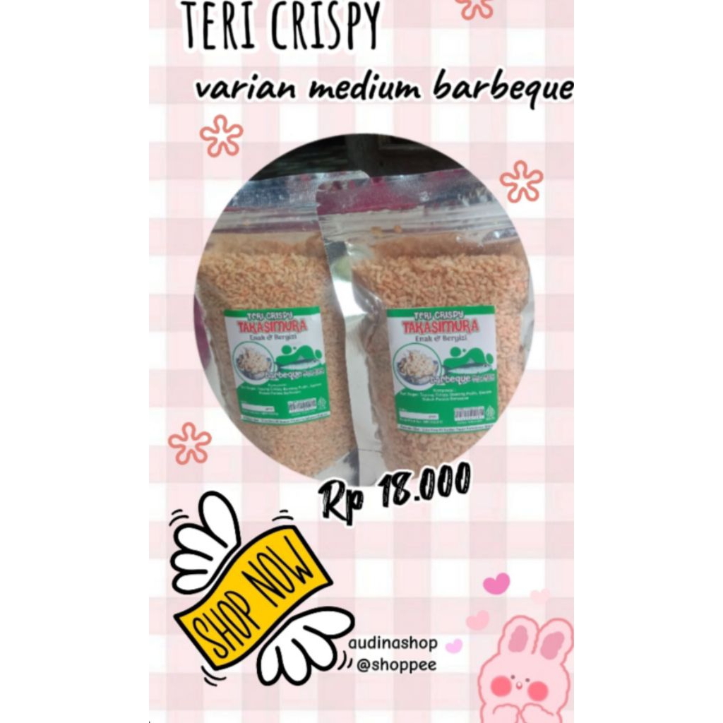 

teri crispy varian medium rasa barbeque