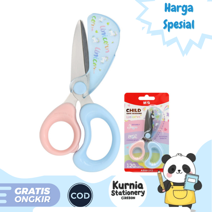 

M&G Child Safe Scissors/Gunting Anak Unicorn ASS913Y2 12mm
