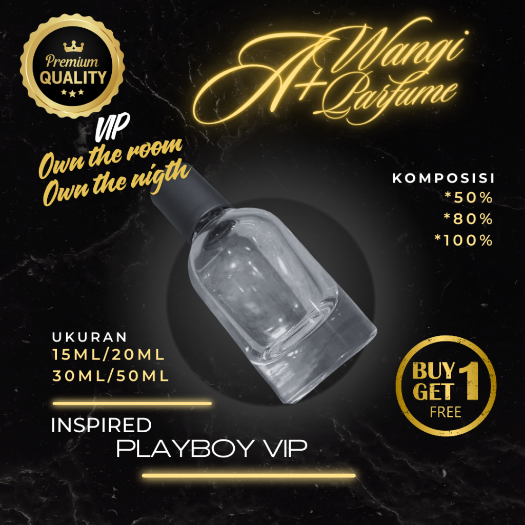 Playboy VIP Inspired Parfum Pria Original Tahan Lama