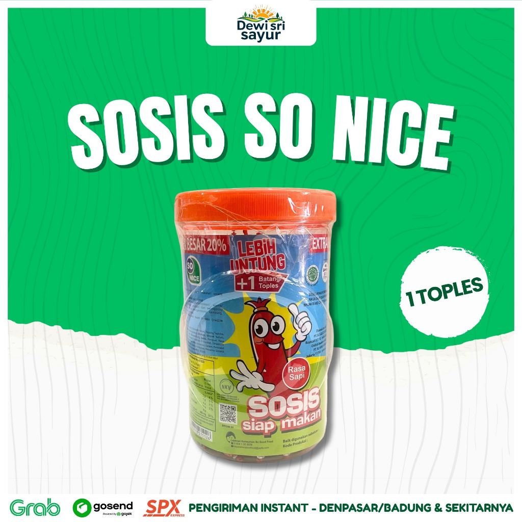 

Sosis So Nice 1 toples – Dewi Sri Sayur