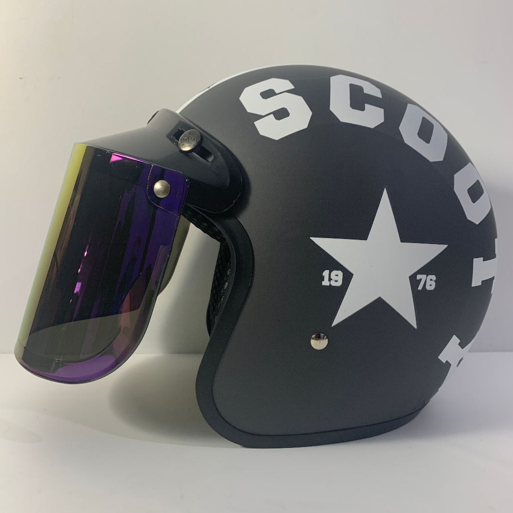 Helm Bogo Scooty Doff - Helmet SNI Dewasa BXP