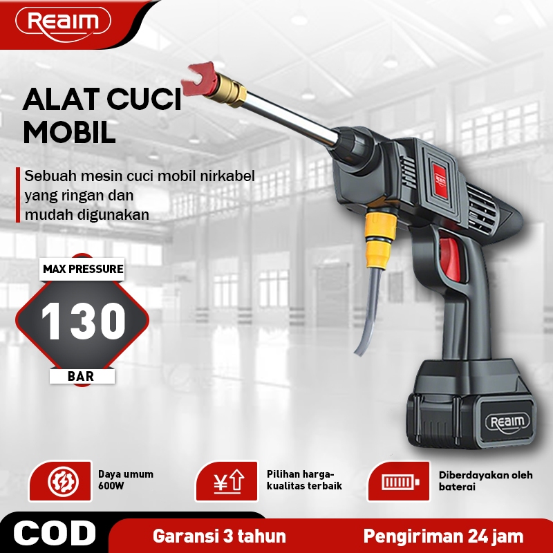 Reaim jet cleaner mesin semprotan Portable mini cuci mobil motor alat cuci motor semprotan kencang