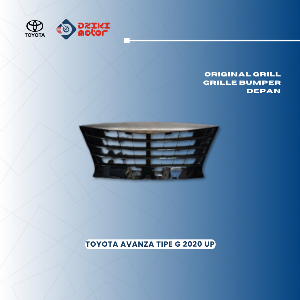 Original Grill Grille Bumper Depan Toyota Avanza Tipe G 2020 Up