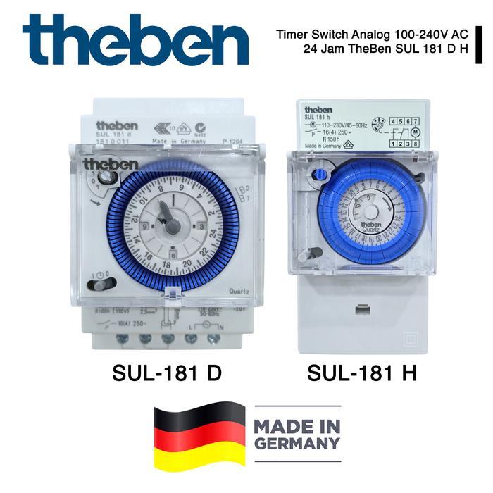 Timer Analog Switch Panel Penghemat Listrik Theben Sul 181h