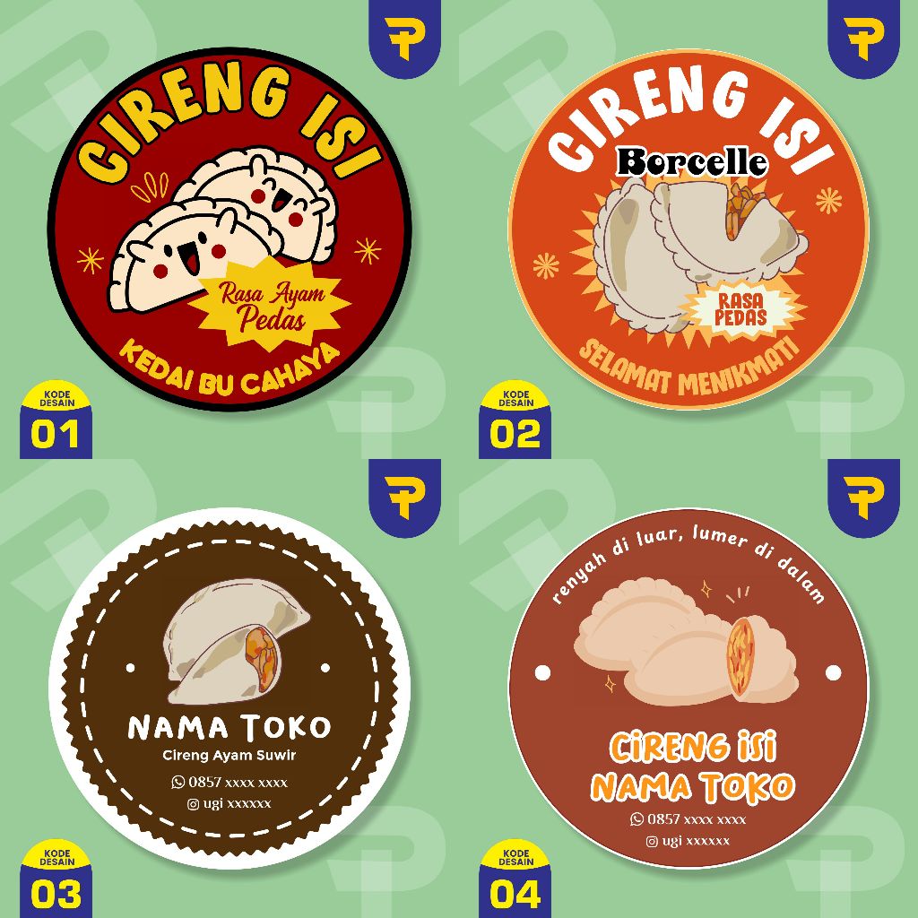 

stiker cireng isi stiker cireng ayam suwir cireng keju