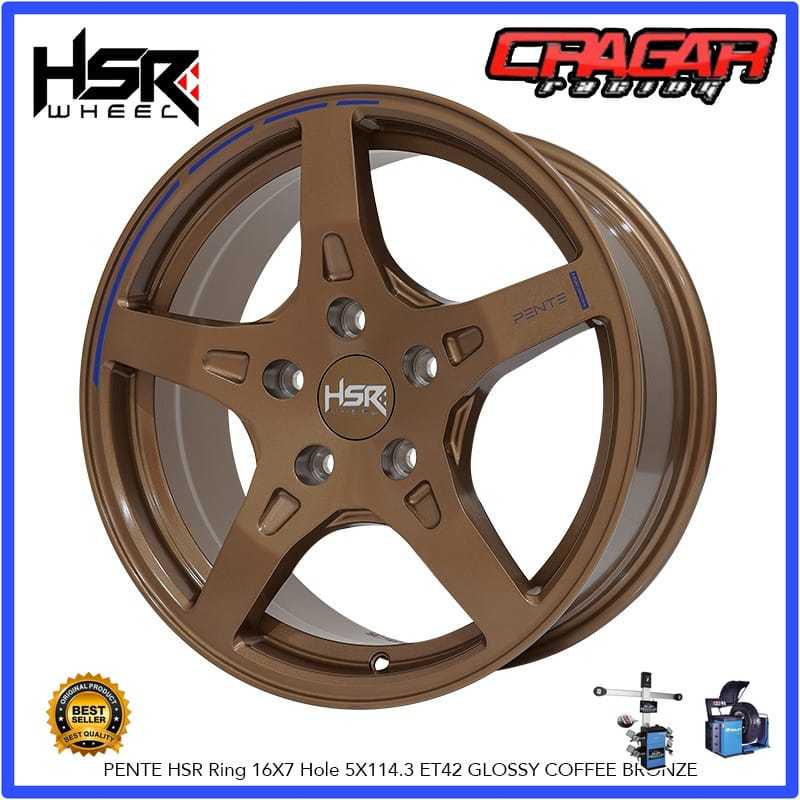 Velg Mobil Ertiga Xl7 Grandmax Luxio Innova Dll - Hsr Wheel Pente R16 Model Palang 5