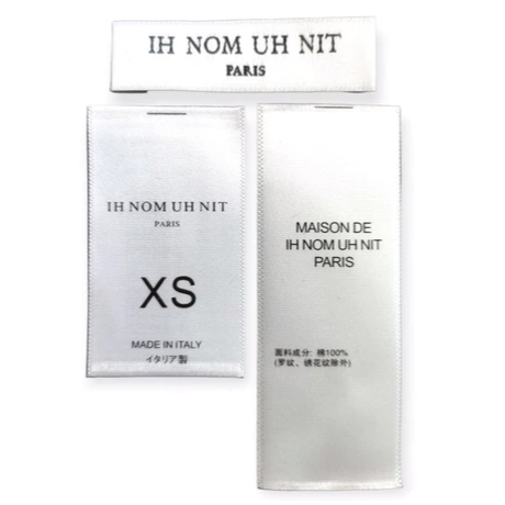 

LABEL TAG WASH IH NOM UH NIT KUALITAS TINGGI ONE SET