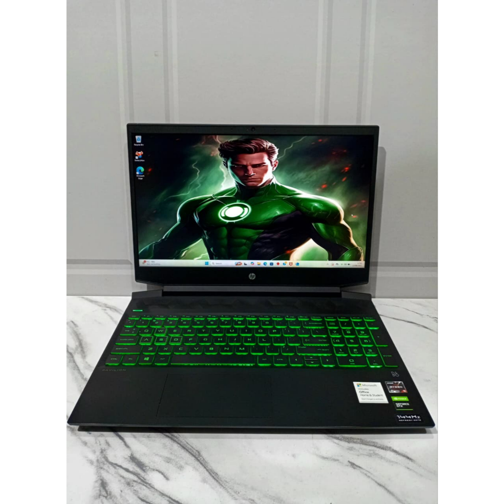 HP Pavilion Gaming Edition 15 Ryzen 5 GTX 1650 Ram 16 GB SSD 512GB Fullset