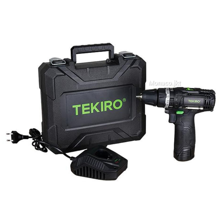 Tekiro Hammer Drill CV 10mm 12V Cordless CD-HD2047 - Bor Listrik Tanpa Kabel Tekiro