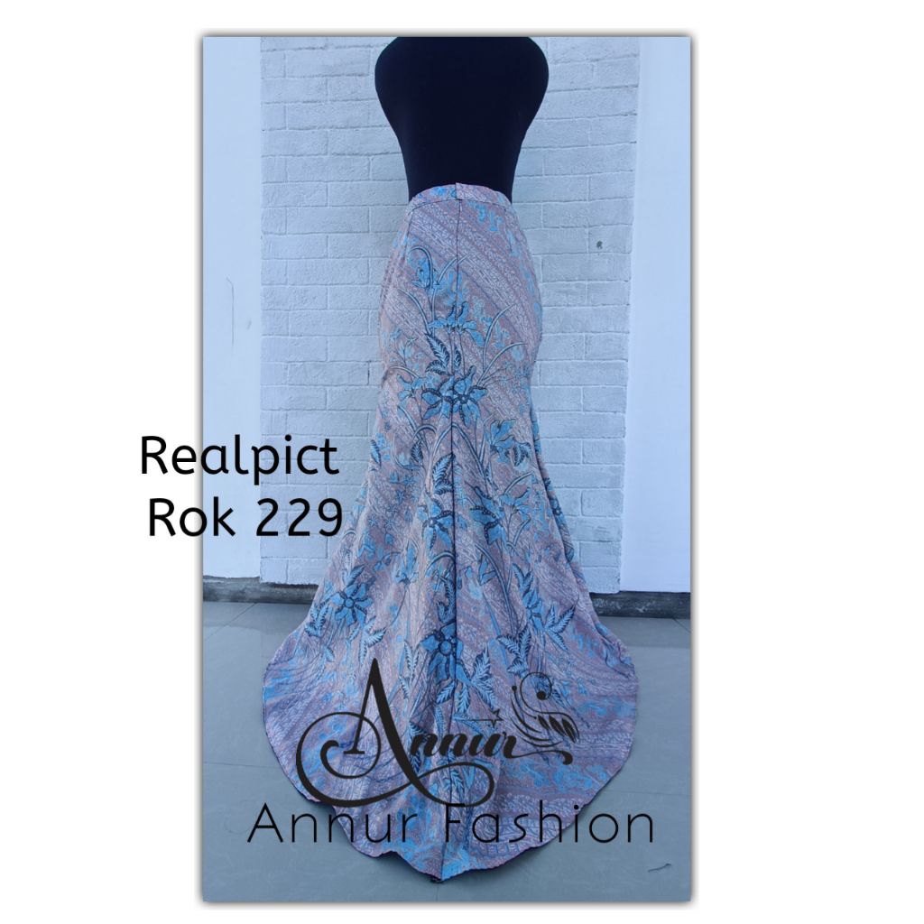 rok wisuda ekor 229 rok mermaid belah rok duyung ekor rok tunangan