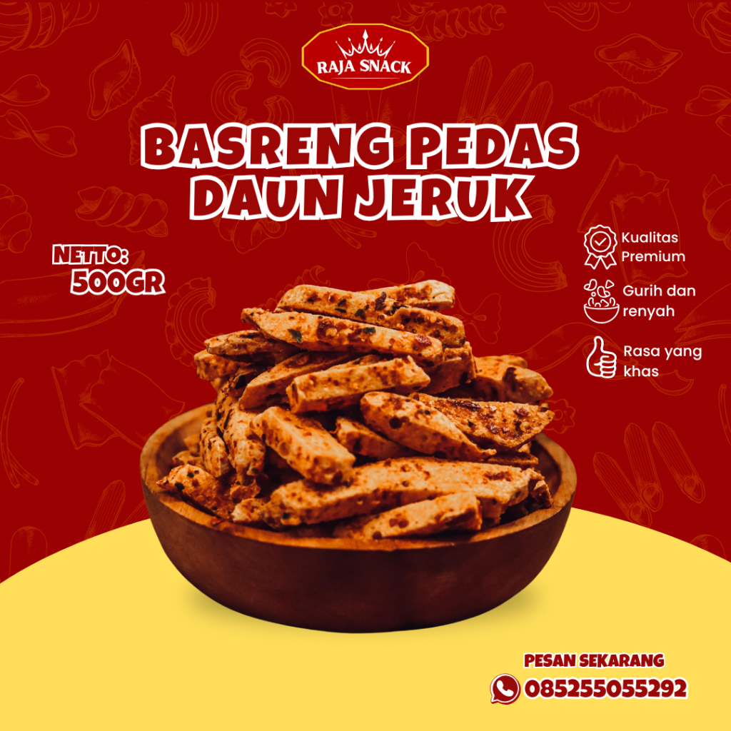 

Snack Kiloan Basreng original Dan pedas 200gr dan 500gr Cemilan murah dan enak