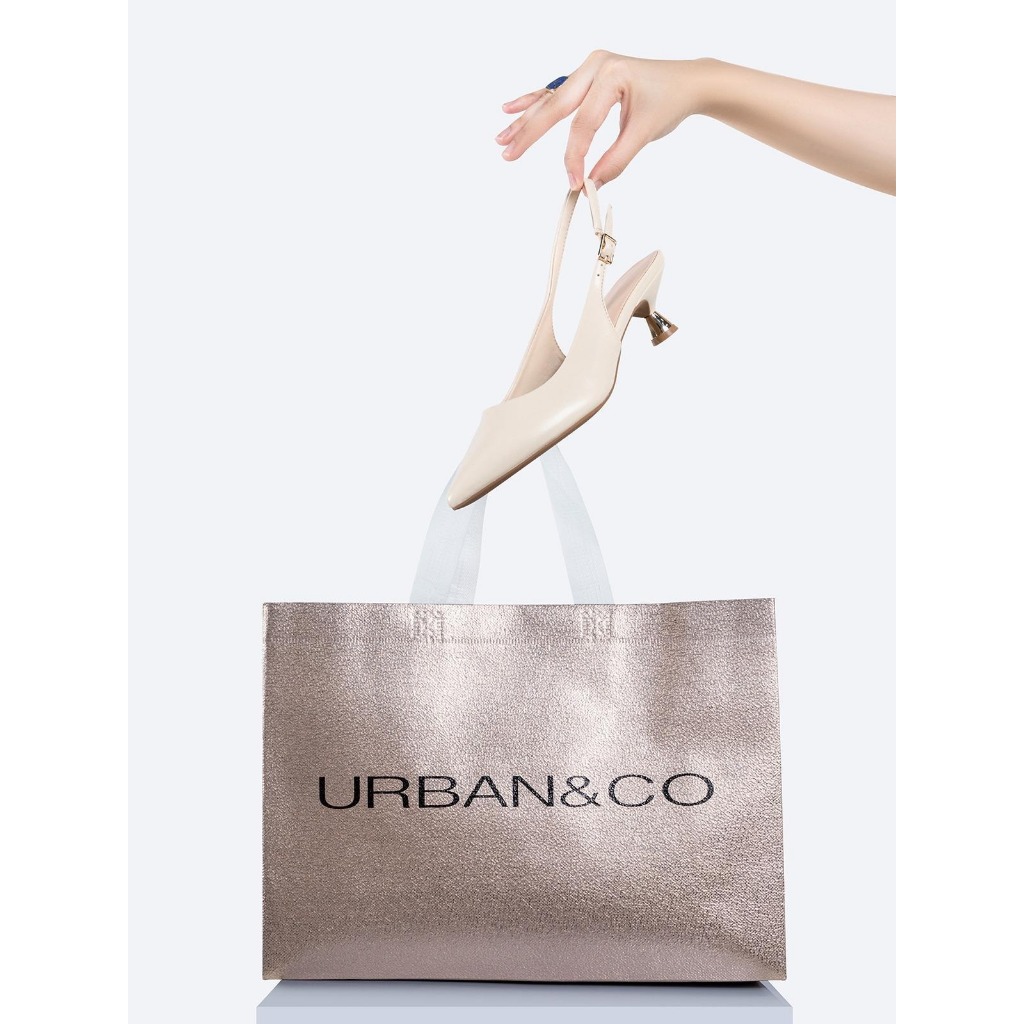 URBAN&CO Shopping Bag Champagne Tas Belanja Wanita Urban&Co